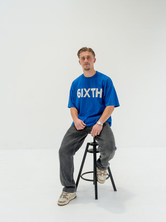 The 6ixth Stitch Tee - Cobalt Blue